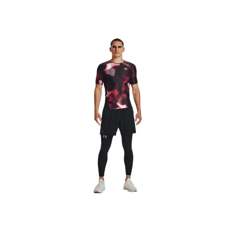 Under Armour Men's UA Iso-Chill Compression Printed Short Sleeve Black-4